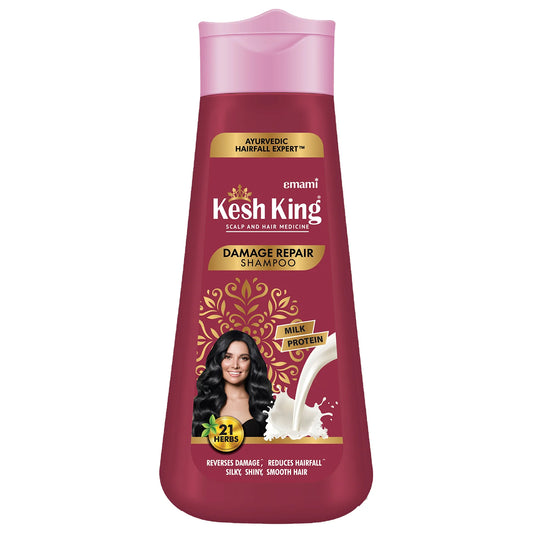 شامبو كيش كينغ الآيروفيدي لإصلاح الشعر التالف 200 مل - Kesh King Ayurvedic Damage Repair Shampoo 200ml