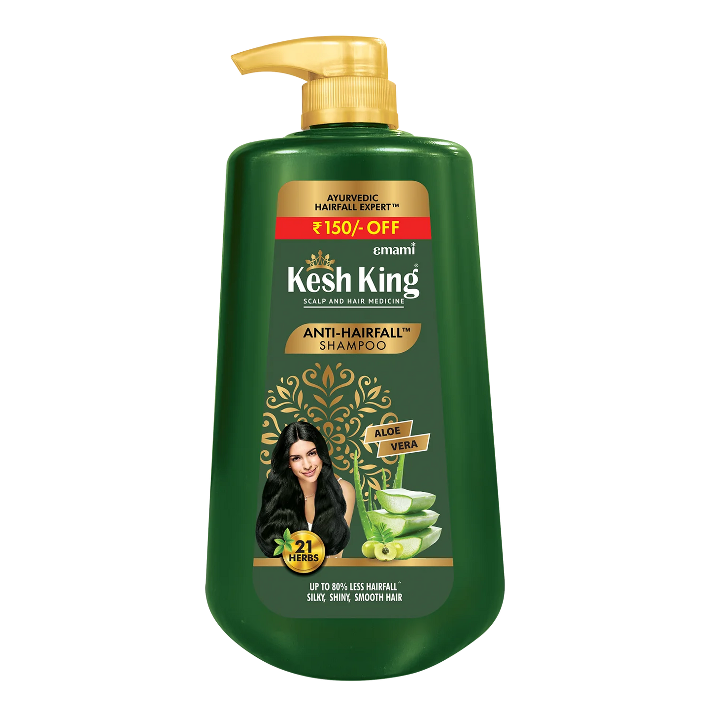 شامبو كيش كينغ الآيروفيدي المضاد لتساقط الشعر 600 مل - Kesh King Ayurvedic Anti Hair Fall Shampoo 600ml