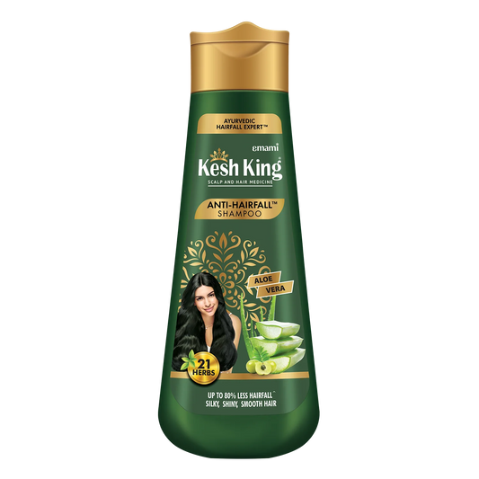 شامبو كيش كينغ الآيروفيدي المضاد لتساقط الشعر 340 مل - Kesh King Ayurvedic Anti Hair Fall Shampoo 340ml