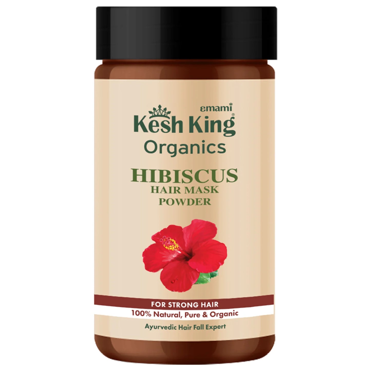 كِيش كينغ أورجانيكس مسحوق الكركديه العضوي 100غ - Kesh King Organics Organic Hibiscus Powder 100g