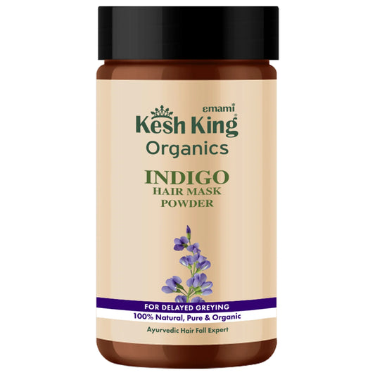 كش كينغ أورغانيكس مسحوق النيلي العضوي 100غ - Kesh King Organics Organic Indigo Powder 100g