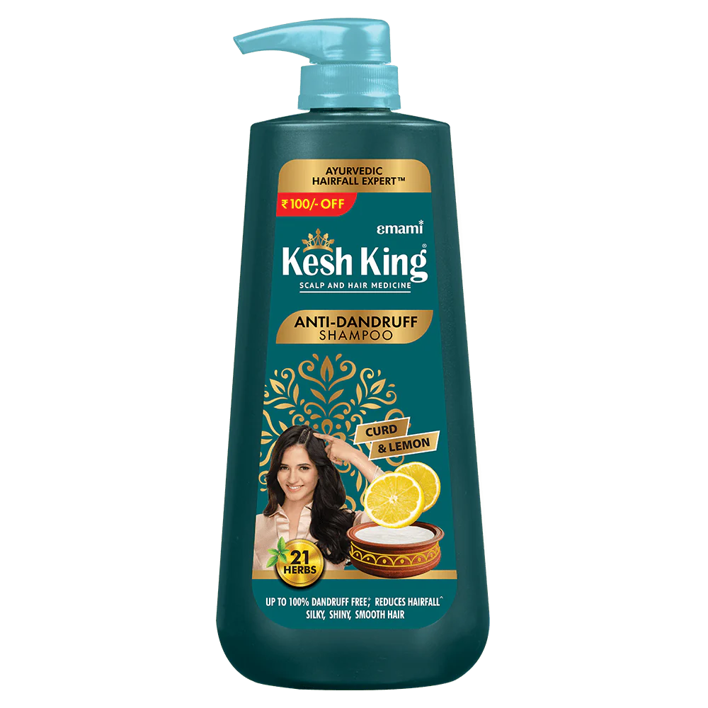 شامبو كيش كينغ الآيروفيدي المضاد للقشرة 600 مل - Kesh King Ayurvedic Anti Dandruff Shampoo 600ml